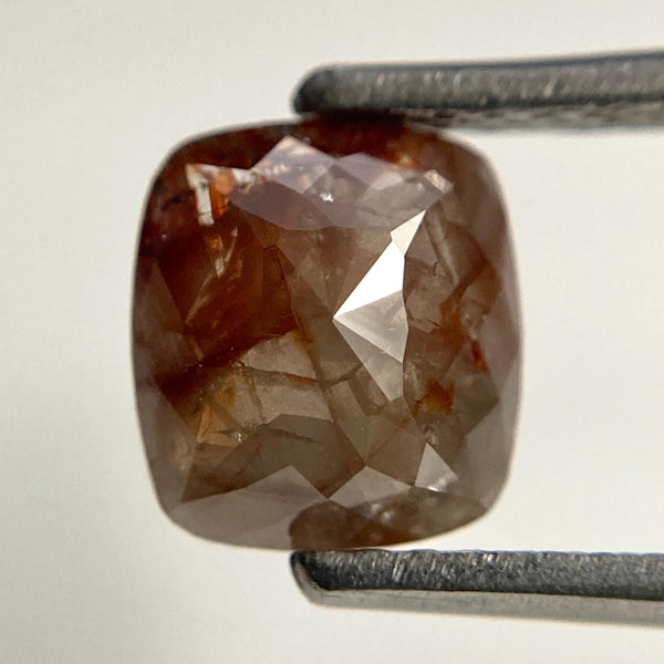 1.26 Ct Cushion Cut Fancy Brown Loose Diamond: Rustic Natural Diamond