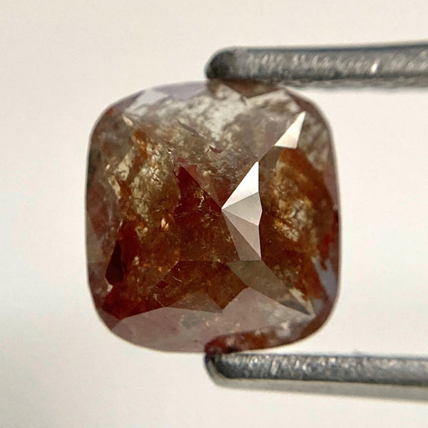 1.30 Ct Cushion Cut Fancy Brown Loose Diamond: Natural African Diamond