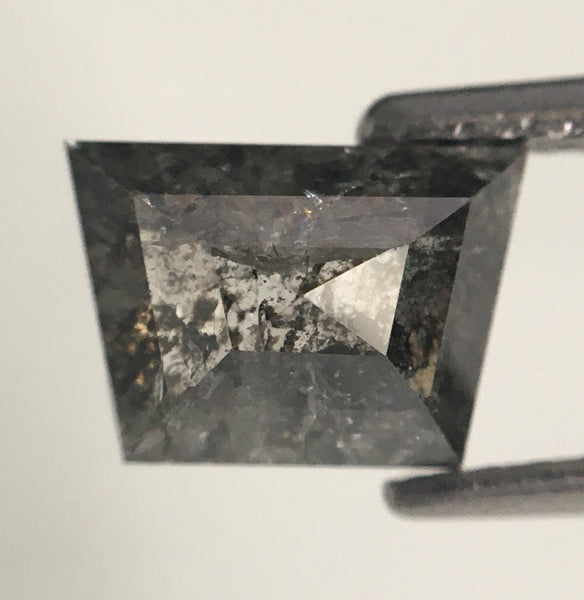 1.55 Ct Grey Trapeze Diamond: Geometric Loose Diamond