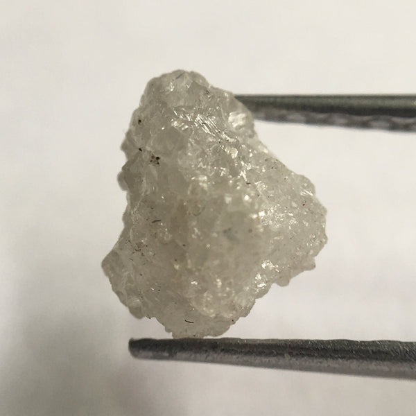 0.91 Ct 100% Natural loose Rough Diamond 6.70 mm x 5.90 mm Rare Fancy Fancy Grey Uncut Earth Mined SJ24/76