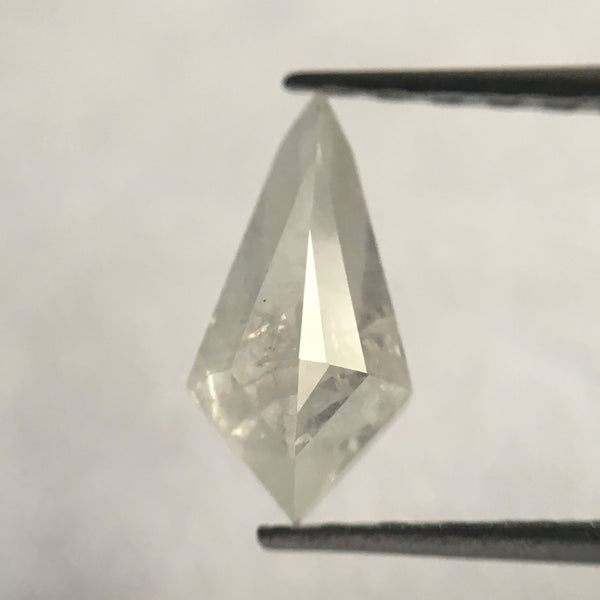 0.56 Ct Fancy opalescent Color geometric shape Natural Loose Diamond 8.40 mm X 4.30 mm x 2.60 mm, Kite Shape grey Diamond SJ27/38