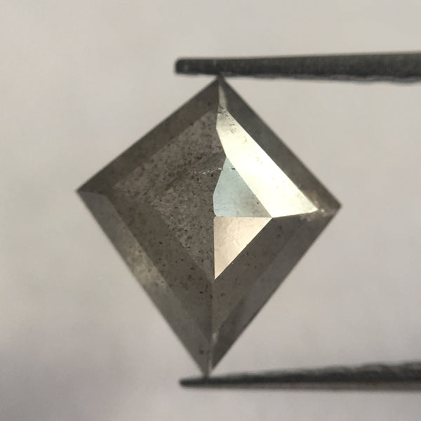 1.22 Ct 8.45 mm X 7.05 mm Fancy Grey Color geometric shape Natural Loose Diamond, Kite Shape Fancy Light grey Diamond Use For Sale SJ28/07