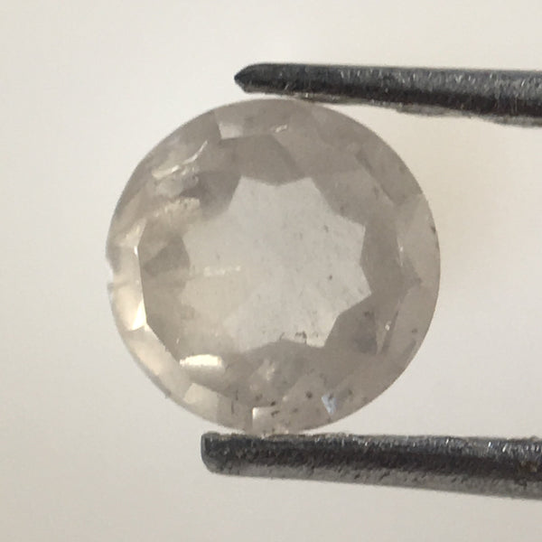0.24 Ct Natural Diamonds Rose Cut Round White and Grey Diamond Rose Cut Size 3.85 mm x 2.10 mm Gray Diamond SJ33/09
