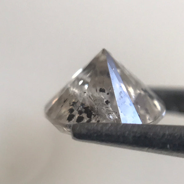 0.40 Ct 4.70 mm X 3.10 mm Natural Fancy Gray Diamond Round Gray Color Loose Diamonds, Natural Diamond Loose Brilliant Cut Diamond SJ34/06