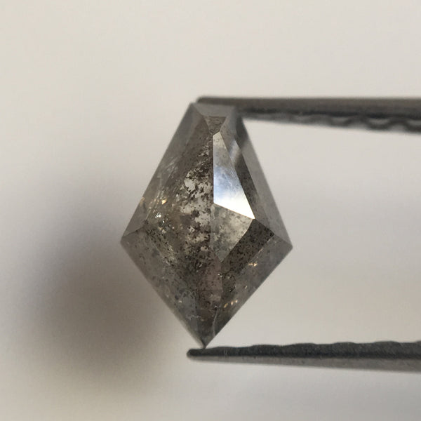 0.68 Ct Natural Shield Shape loose Diamond 6.90 mm X 4.80 mm, Fancy Grey Polished Diamond best for engagement & wedding rings SJ20/20