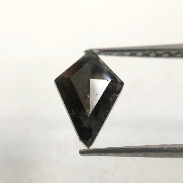 0.75 Ct Dark Grey Color Kite shape natural diamond, Natural Loose Diamond 8.70 mm X 5.80 mm x 2.35 mm Diamond use for Jewelry SJ36/24