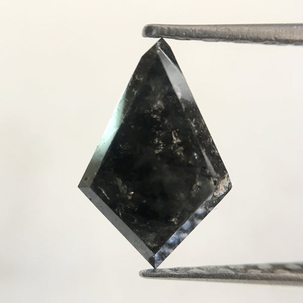 0.75 Ct Dark Grey Color Kite shape natural diamond, Natural Loose Diamond 8.70 mm X 5.80 mm x 2.35 mm Diamond use for Jewelry SJ36/24