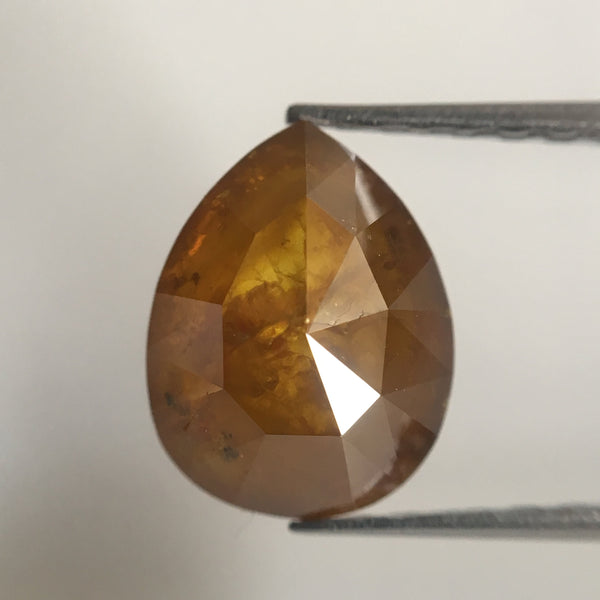 Genuine 2.06 Ct Pear Cut Natural Loose Diamonds Fancy Color Diamond, 9.10 mm x 7.10 mm x 4.10 mm Pear Cut Natural Diamond SJ26/02
