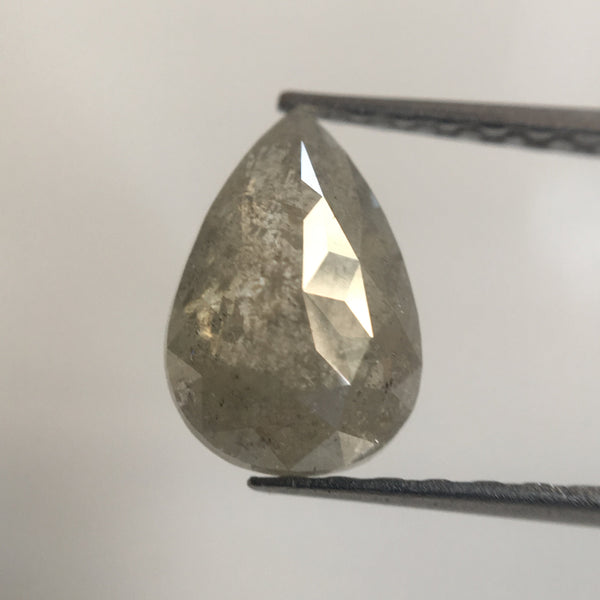 Natural Loose Diamond 1.19 Ct 8.95 mm X 6.10 mm x 2.90 mm Fancy Grey Color Pear Cut Excellent Natural Loose Diamond for Jewellery SJ26/26