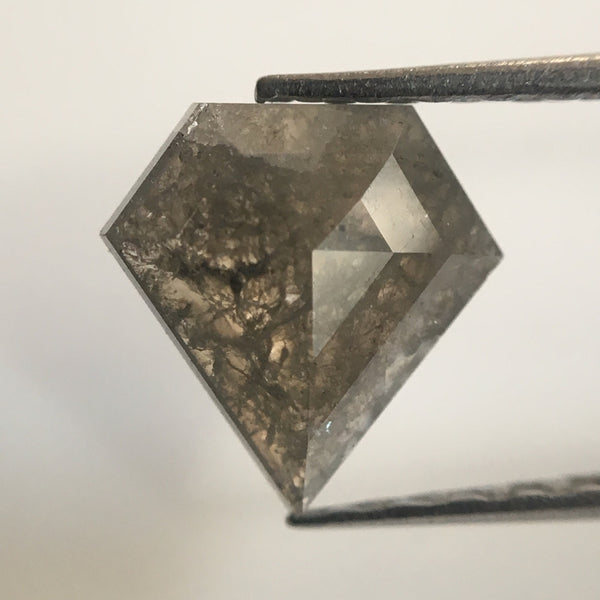 Genuine 0.65 Ct Fancy Grey Color Diamond shape Natural Diamond, 6.97 mm X 6.90 mm X 1.81 mm Natural Loose Diamond Use for Jewelry AJ02/04