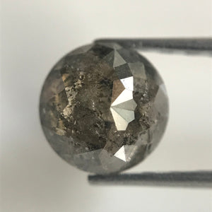 0.78 Ct Natural Loose Diamond Rose Cut Round Shape Grey Color 5.45 mm X 3.06 mm Round Rose cut natural loose diamond SJ06/45