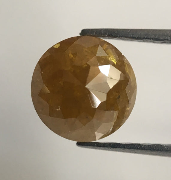 0.86 Ct Yellowish Brown Round Shape Rose cut Loose Natural Diamonds, 5.60 mm Rose cut Loose Natural diamond low price AJ06/06