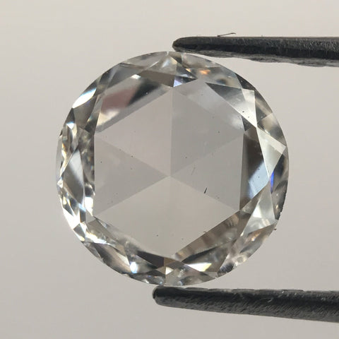 0.40 Ct White Round Rose Cut Natural Loose Diamond, G color 5.27 mm x 1.54 mm VS2 Clarity Round Shape white Natural Diamond SJ39/18