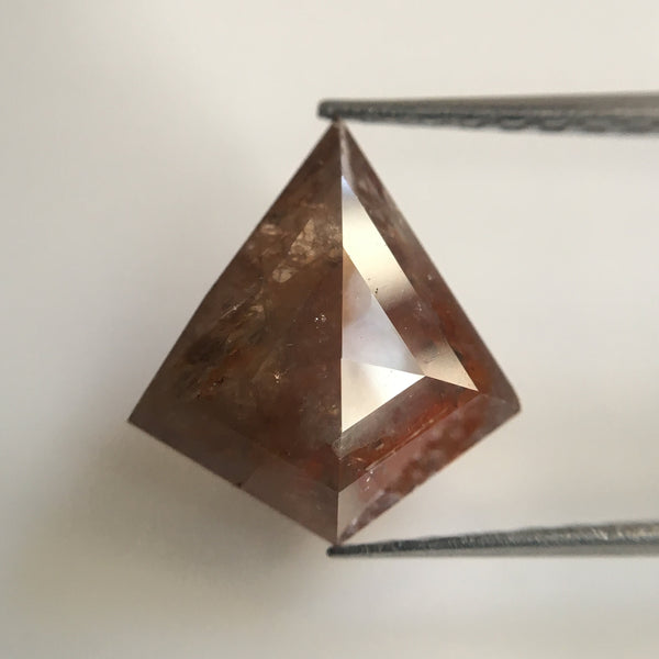2.79 Ct Natural Loose Diamond Kite Shape 11.50 mm X 10.40 mm Fancy reddish Brown Geometric shape Diamond, Fancy Brown Diamond SJ19/01