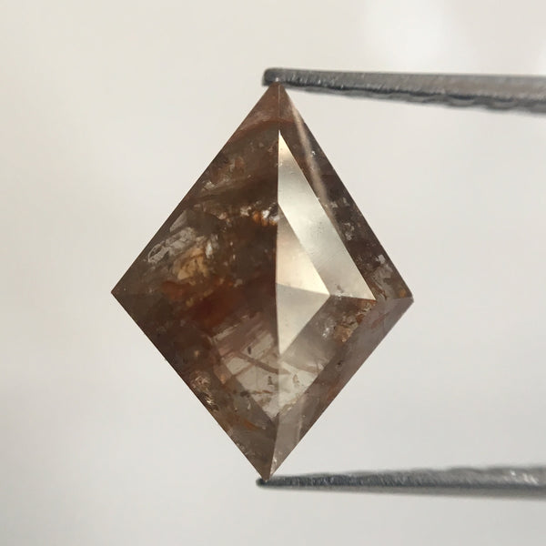 1.45 Ct Natural Loose Diamond Kite Shape 10.20 mm X 7.82 mm x 3.00 mm Fancy Brown Geometric shape Diamond, Reddish brown diamond SJ26/25