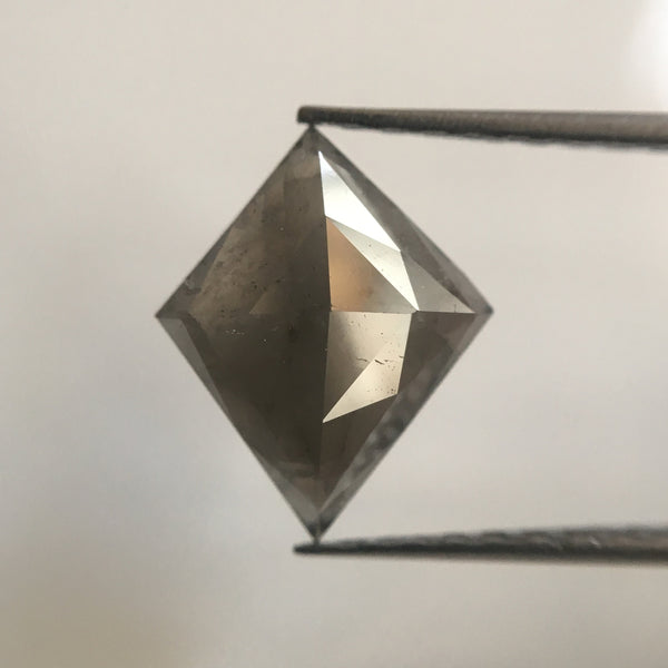 1.20 Ct Natural Dark grey Color Kite shape Loose Diamond, 11.09 mm X 8.88 mm X 2.20 mm Excellent Natural Diamond quality AJ01/09