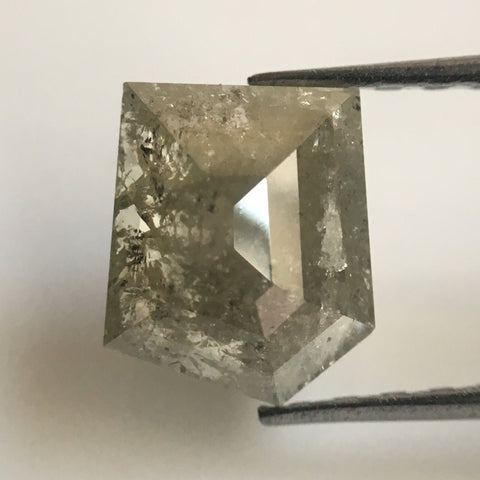 1.10 Fancy Gray Color Geometric shape Natural Loose Diamond, 7.18 mm X 6.07 mm X 2.61 mm Natural Loose Diamond AJ02/13
