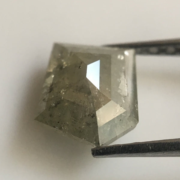 1.10 Fancy Gray Color Geometric shape Natural Loose Diamond, 7.18 mm X 6.07 mm X 2.61 mm Natural Loose Diamond AJ02/13