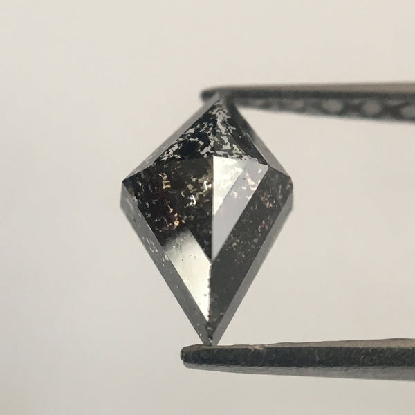 0.59 Ct Dark Grey Color Kite shape Natural Loose Diamond, 7.68 mm X 4.69 mm X 2.72 mm Kite Cut Superb Quality Diamond SJ38/24