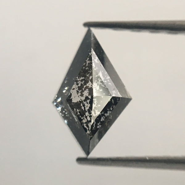 0.59 Ct Dark Grey Color Kite shape Natural Loose Diamond, 7.68 mm X 4.69 mm X 2.72 mm Kite Cut Superb Quality Diamond SJ38/24