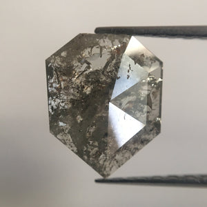 1.62 Ct Shield shape Natural Loose Diamond Geometric Shape Grey Color 9.91 mm X 7.95 mm X 2.25 mm Natural Diamond Use for Jewelry SJ38/37
