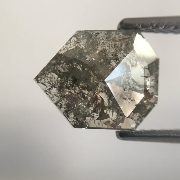 1.62 Ct Shield shape Natural Loose Diamond Geometric Shape Grey Color 9.91 mm X 7.95 mm X 2.25 mm Natural Diamond Use for Jewelry SJ38/37