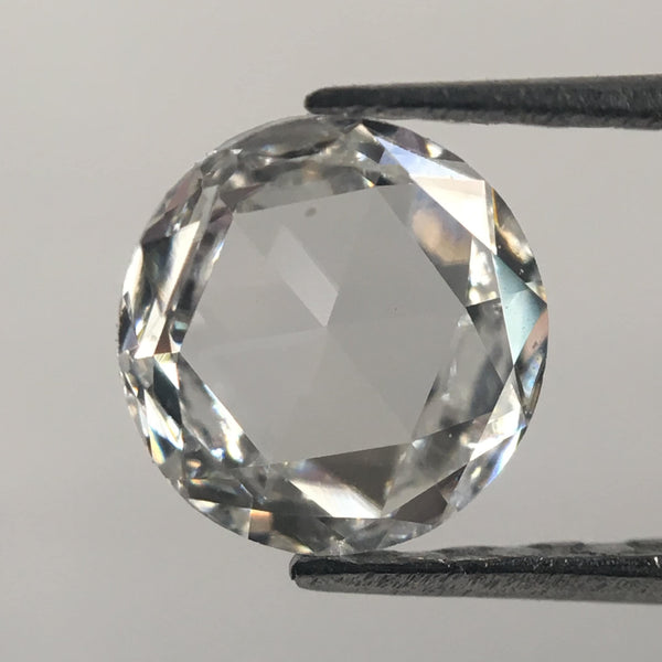 0.38 Ct 4.97 mm x 1.65 mm White Round Rose Cut Natural Loose Diamond, F color VS2 Clarity Round Shape Natural Loose Diamond SJ39/31