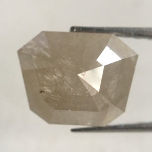 2.25 Ct Natural light Gray Color Geometry shape 6.80 mm x 8.94 mm x 3.94 mm size Natural Loose diamond, fancy Shape Loose Diamond AJ10/15