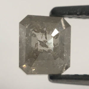 1.04 Ct Natural Light Gray Emerald shape Loose Diamond, 5.54 mm x 4.65 mm x 3.63 mm Emerald shape natural loose diamond AJ11/21