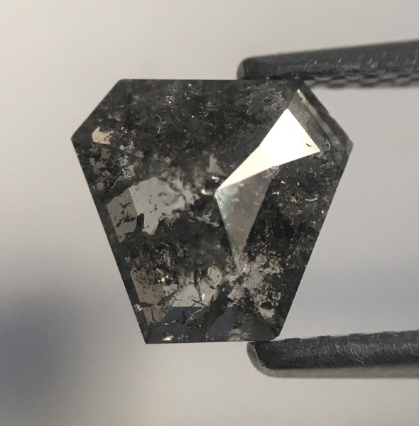 1.04 Ct Antique Shape Dark Gray Color Natural Loose Diamond, 6.68 mm x 7.14 mm X 2.79 mm Geometry shape Natural Loose Diamond AJ14/57