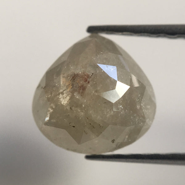 1.87 Ct Yellowish Grey Color Pear Cut Natural Loose Diamond, 7.50 mm X 7.49 mm X 4.10 mm Fancy Shape Natural Loose Diamonds AJ12/34