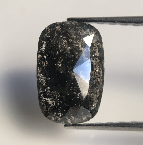1.29 Ct Natural Oval Shape Grey Transparent Diamond 9.37 mm x 6.24 mm x 2.06 mm Size Rustic Natural Loose Diamond AJ14/63