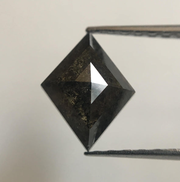 1.44 Ct 9.33 mm X 6.85 mm X 3.63 mm Fancy Grey Color kite shape Natural Loose Diamond,  geometric Shape Brilliant grey Diamond  AJ14/72