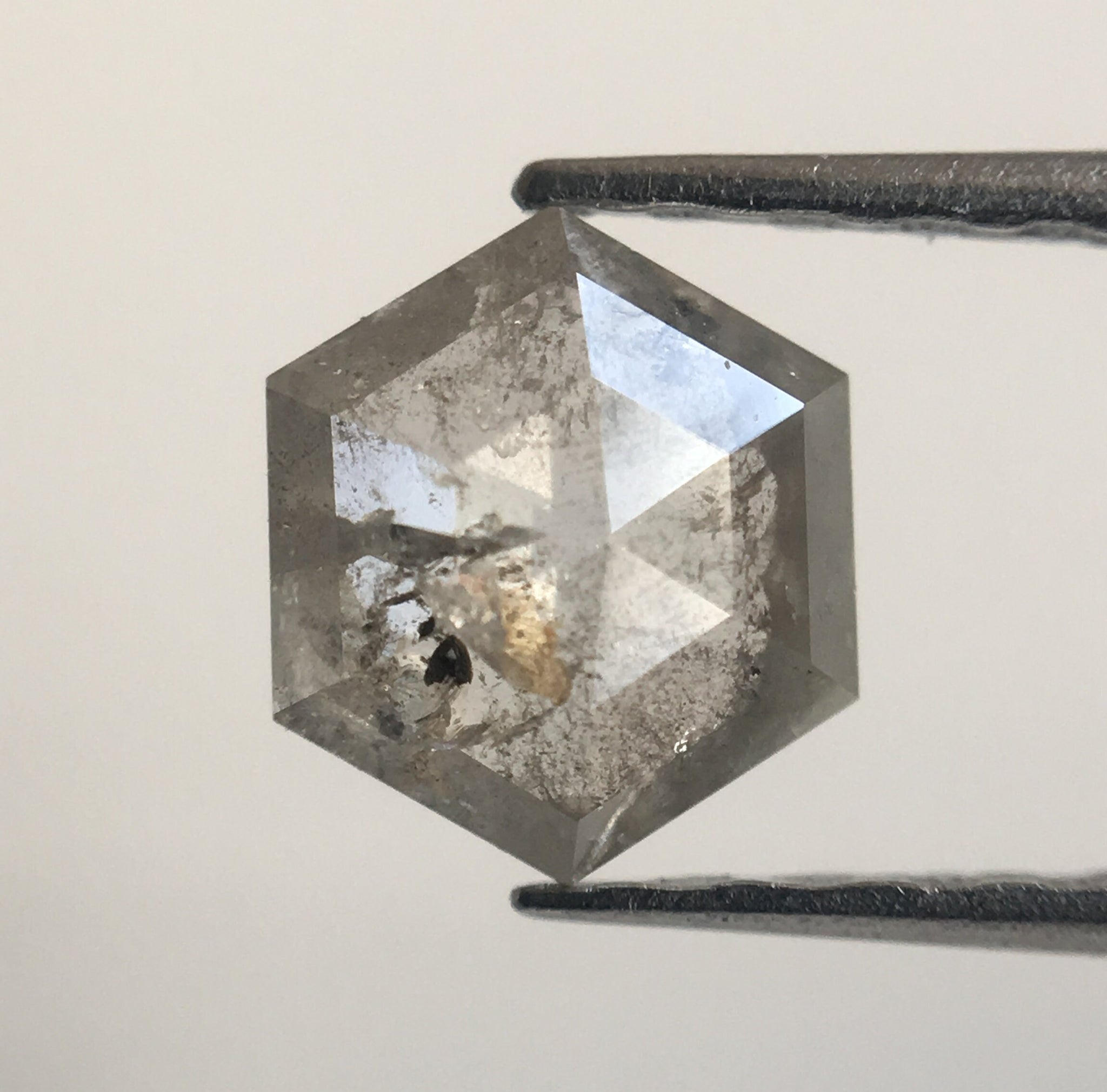 0.50 Ct Hexagon Shape Natural Loose Diamond, 5.85 mm X 5.07 mm X 2.00 mm Fancy Hexagon Cut loose diamond Use for Jewellery making SJ28/45