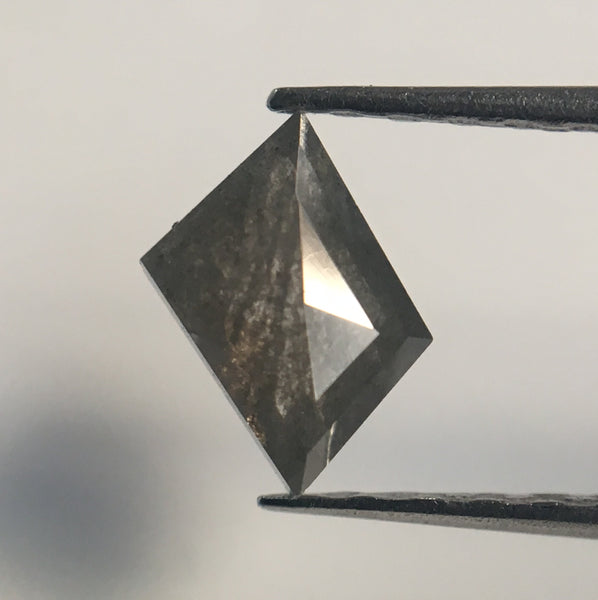 0.64 Ct Grey Color geometric shape Natural Loose Diamond, 6.94 mm X 5.58 mm x 2.77 mm antique Shape Natural Loose Diamond For ring AJ14/45