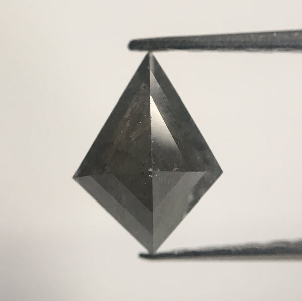 0.89 CT Natural Fancy Grey Color 7.58 mm X 5.60 mm X 3.65 mm Kite Shape Loose Diamond, Antique shape Loose Diamond SJ43/10