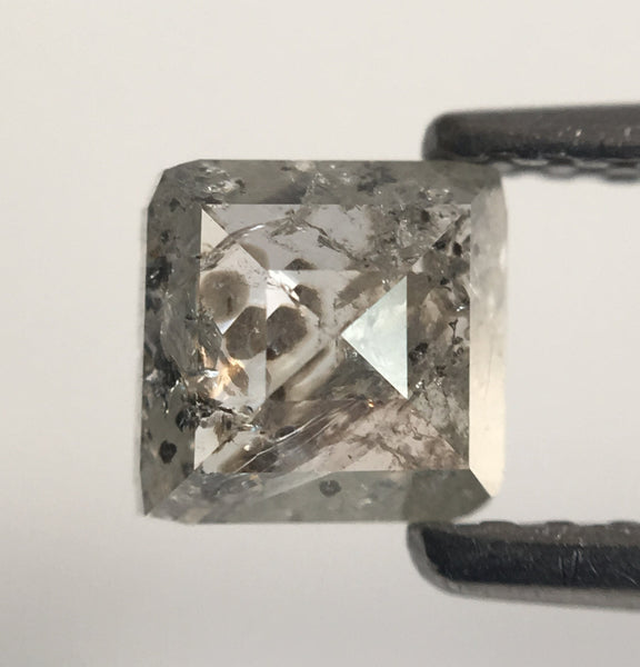 0.59 Ct Fancy Grey Color Square Shape Natural Loose Diamond, 4.65 mm X 4.61 mm x 2.27 mm Fancy Color Loose Diamond SJ43/39