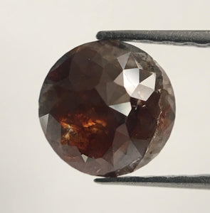 0.87 Ct Brown Natural Loose Diamond, 6.74 mm X 2.39 mm Rose Cut Diamond, Rose cut Diamond SJ44/08