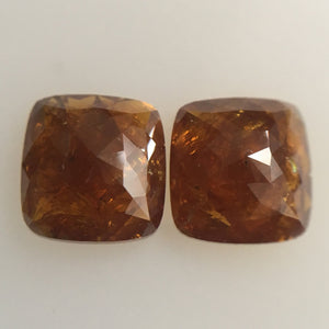 2.35 Ct Cushion Brownish Natural Loose Diamond 6.92 mm X 6.54 mm X 2.65 mm Natural Loose Diamond SJ44/43