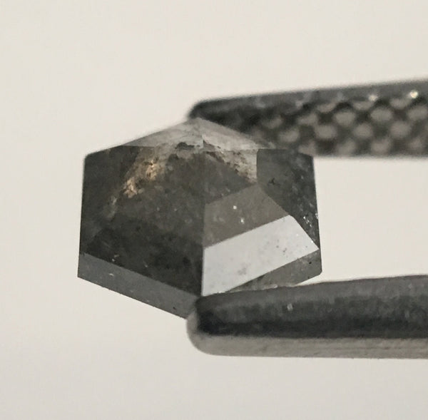 0.59 Ct Hexagon Shape Natural Loose Diamond 5.39 mm X 4.90 mm X 2.50 mm Fancy Hexagon Cut loose diamond Use for Jewellery making SJ28/52