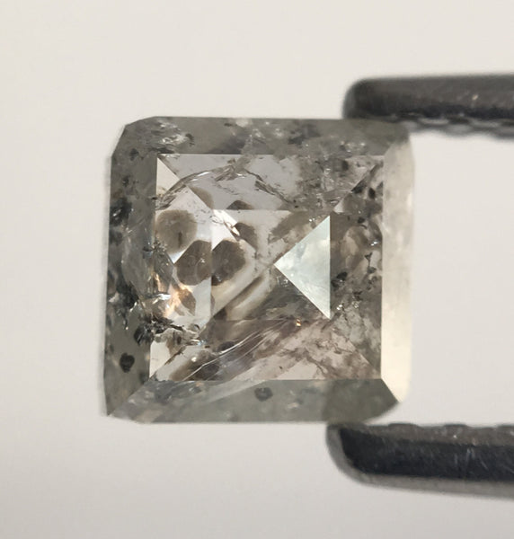 0.59 Ct Fancy Grey Color Square Shape Natural Loose Diamond, 4.65 mm X 4.61 mm x 2.27 mm Fancy Color Loose Diamond SJ43/39