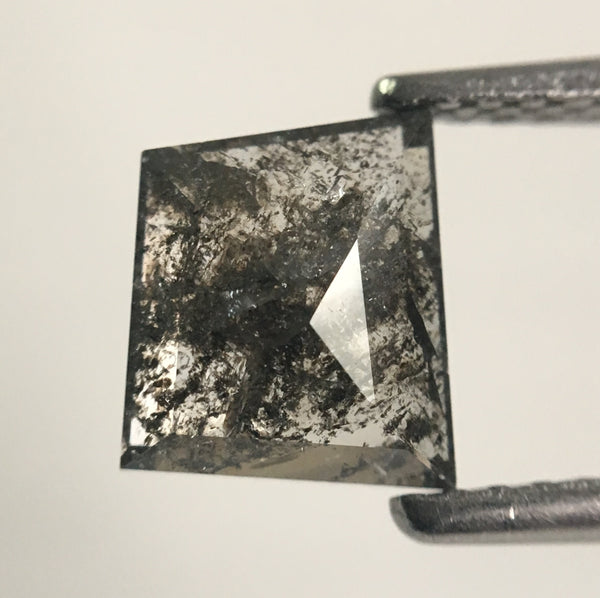 1.07 Ct Gray geometric shape Natural Loose Diamond, 6.99 mm X 6.05 mm x 2.18 mm Fancy Shape Natural Diamond Use For ring SJ43/50