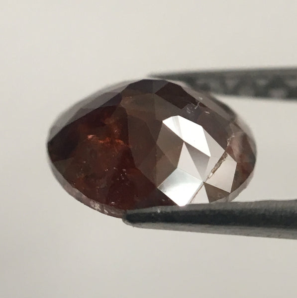 0.87 Ct Brown Natural Loose Diamond, 6.74 mm X 2.39 mm Rose Cut Diamond, Rose cut Diamond SJ44/08