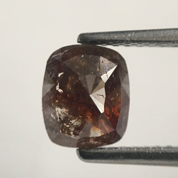2.01 Ct Oval Cognac Brownish Gray Natural Loose Diamond 8.02 mm X 7.06 mm X 3.54 mm Natural Loose Diamond SJ44/54