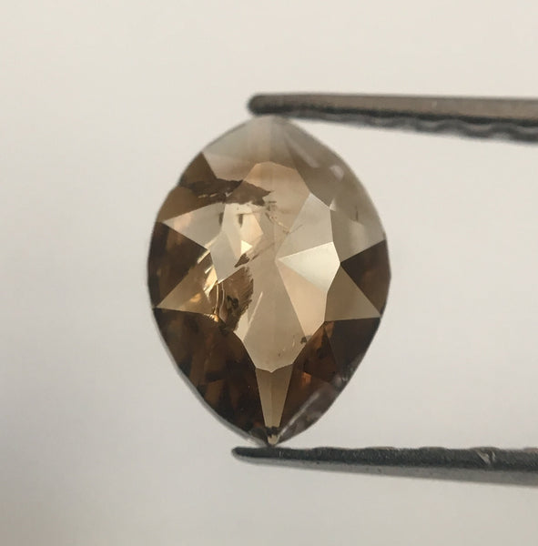 0.65 Ct Natural Fancy Brown Marquise shape Natural Diamond, 7.57 mm x 5.37 mm x 1.97 mm Rose Cut Natural loose diamond for ring SJ48/04
