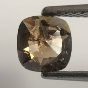 0.90 Ct Cushion Shape Fancy Brown Natural Loose Diamond 6.13 mm X 5.82 mm X 2.57 mm Natural Loose Diamond SJ48/10