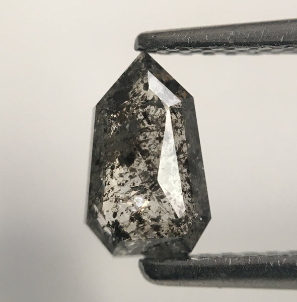 0.72 Ct Genuine Fancy Grey Color Geometric shape Natural Diamond, 7.32 mm X 4.53 mm X 2.26 mm Natural Loose Diamond SJ46/10