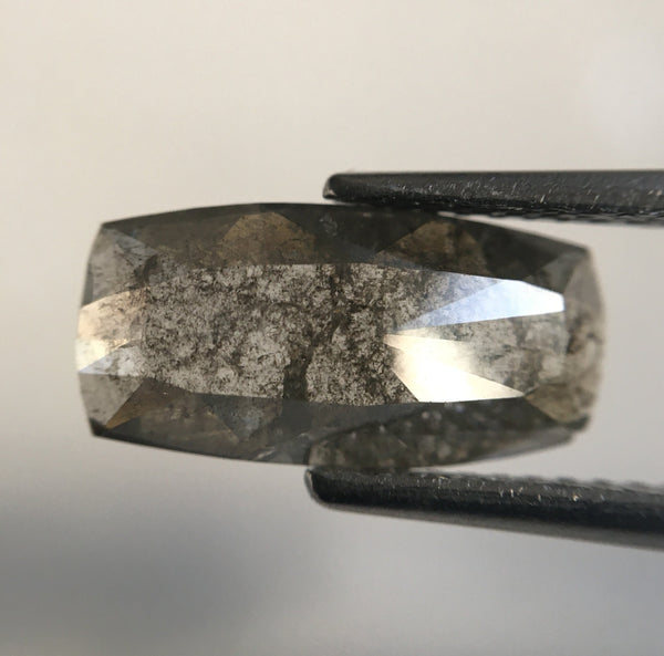 1.84 Gray Geometric shape Natural Loose Diamond, 12.86 mm X 6.43 mm X 2.09 mm Antique Shape Natural Loose Diamond SJ49/61