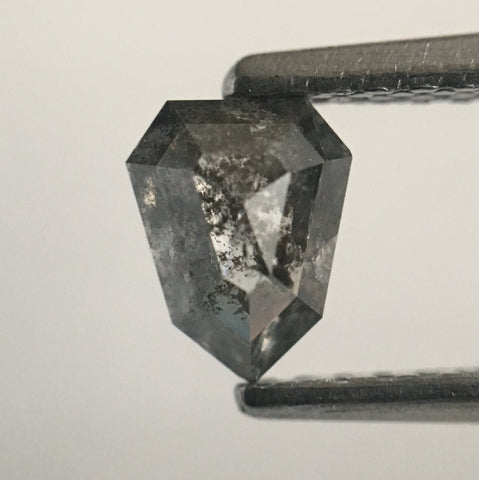 0.60 Ct Genuine Fancy Grey Color Geometric shape Natural Diamond, 5.59 mm X 4.43 mm X 2.85 mm Natural Loose Diamond SJ47/26