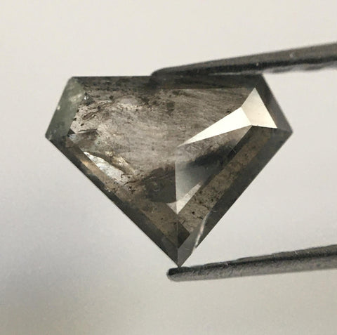 0.79 Ct Fancy Gray color Natural Loose Diamond Shape Natural Loose Diamond, 6.16 mm x 7.96 mm x 2.42 mm Diamond Shape for ring SJ50/06